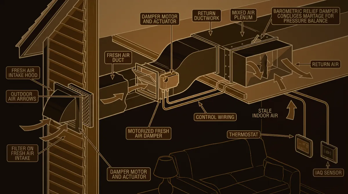 Illustration: Fresh air and ventilation