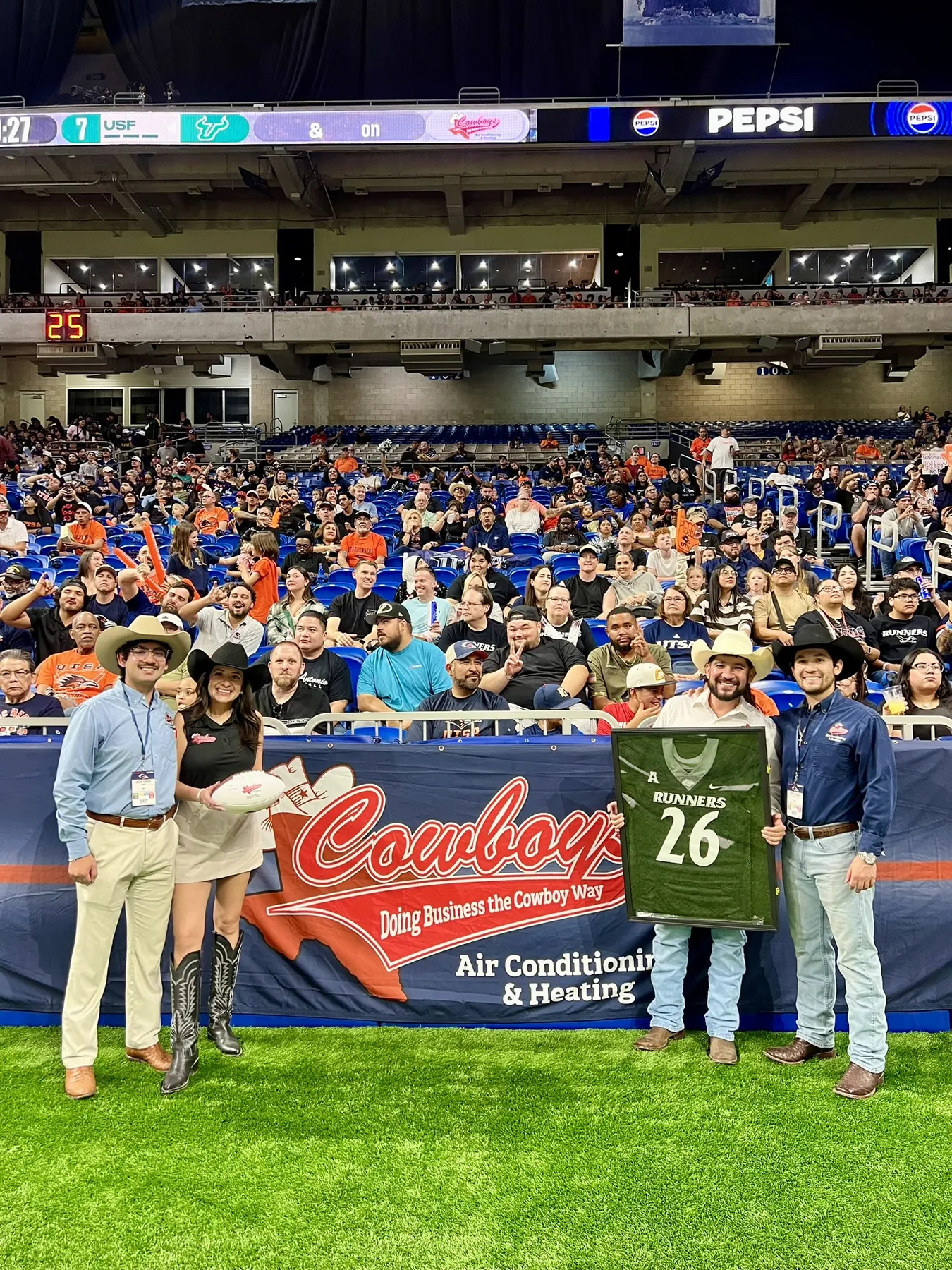 UTSA Football — jersey presentation at the Alamodome