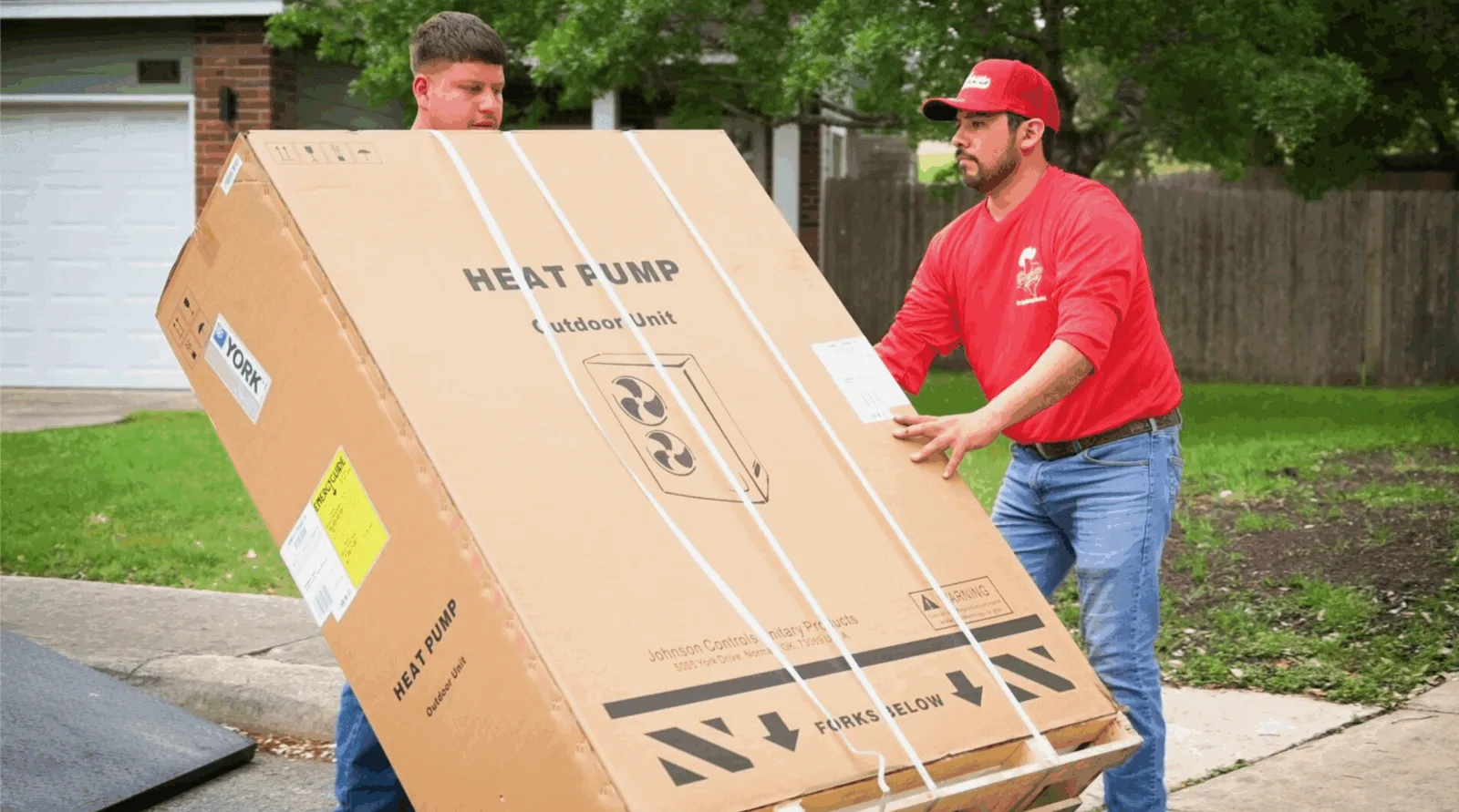 Trane AC installation in a San Antonio home by Cowboys Air Conditioning & Heating